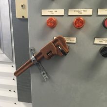 This is NOT an example of Lockout-Tagout (LOTO)